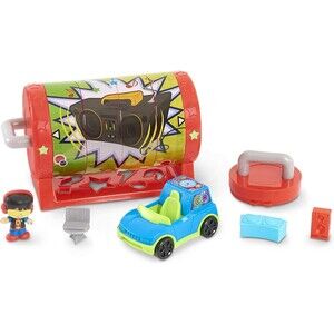 Ryan's World Mystery Playdate Playset DJ Ryan in Red Picture Box Puzzle Case